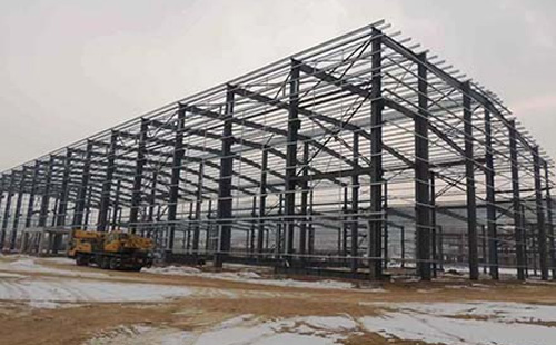 灵台灵台钢结构厂房安装