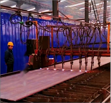 甘肃灵台钢结构车间数控等离子切割机